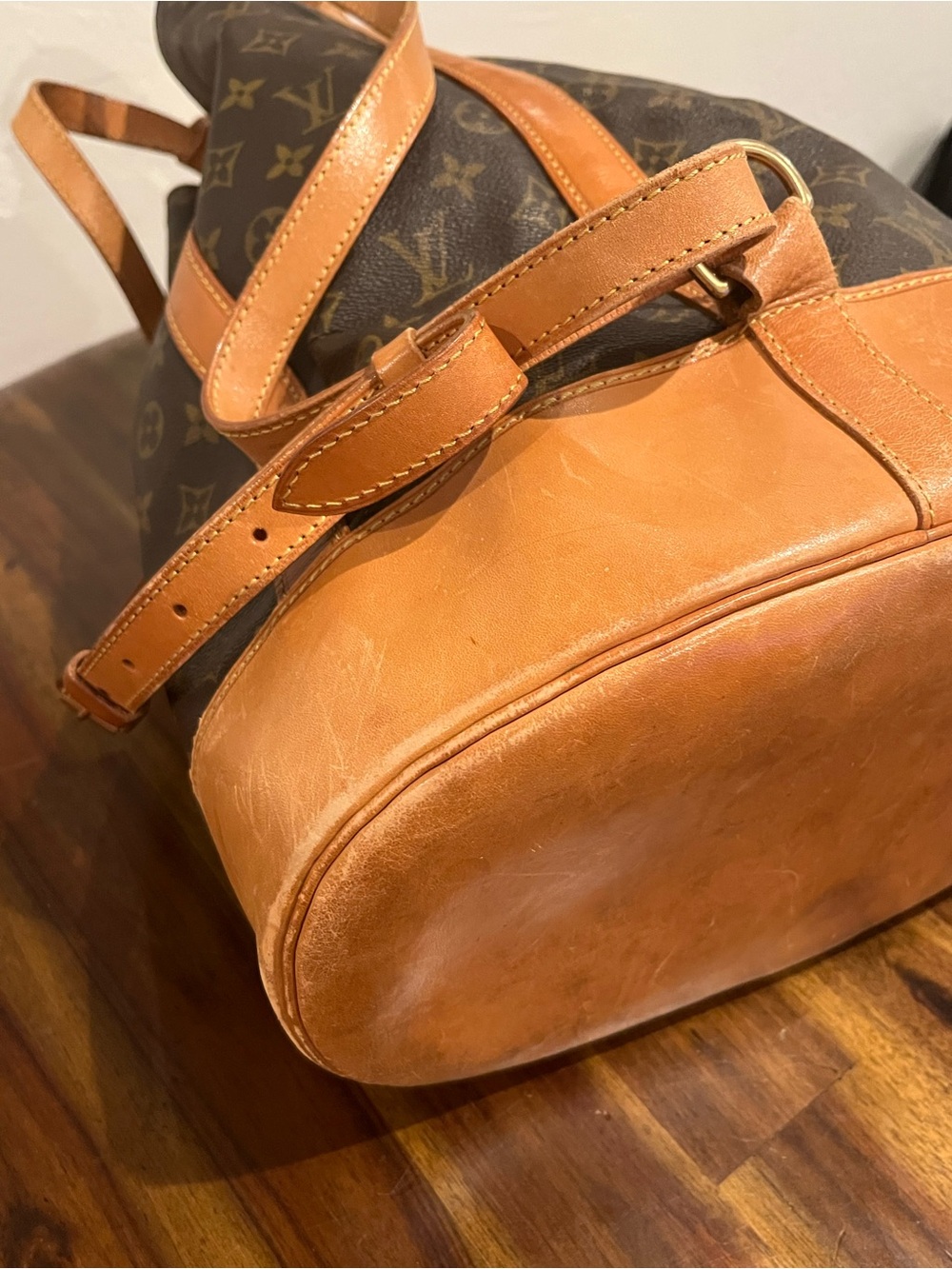 Louis Vuitton Randonnee GM Monogram Drawstring Bucket Backpack - Picture 5 of 10